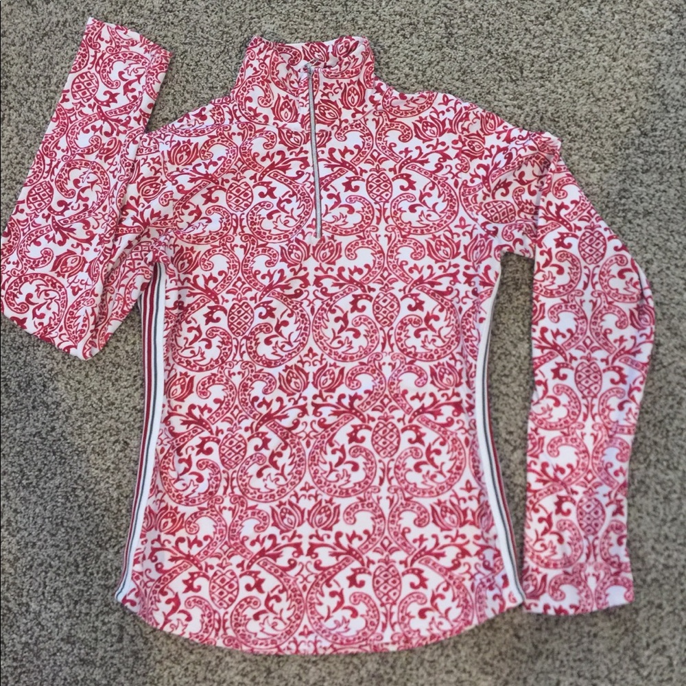 ATHLETA 3/4 ZIP PULLOVER